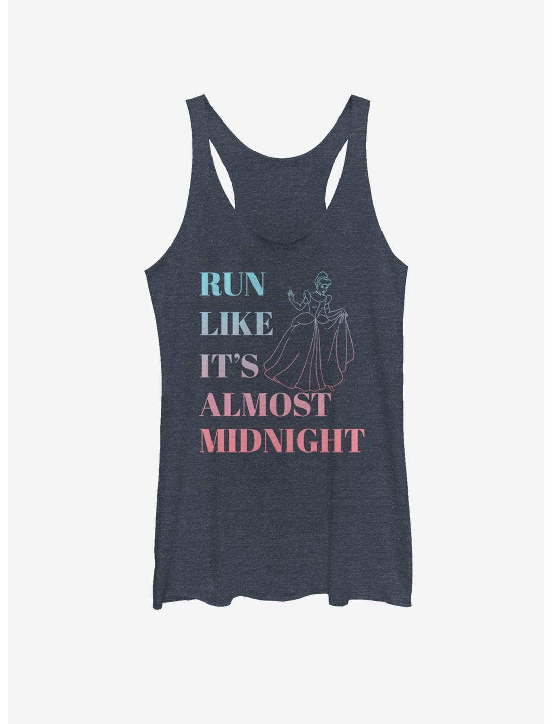 Disney Cinderella Run Like It's Almost Midnight Girls T-Shirt, NAVY HTR, hi-res