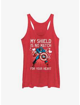 Marvel Captain America Captain Heart Shield Girls Tank, , hi-res