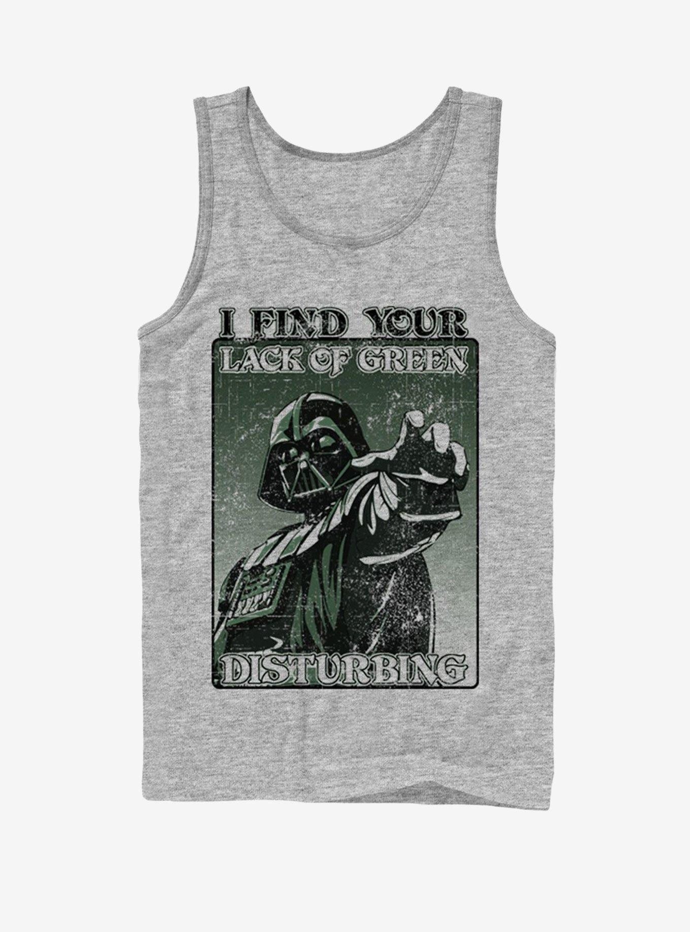 Star Wars Darth Vader Mean Green Tank Top, ATH HTR, hi-res