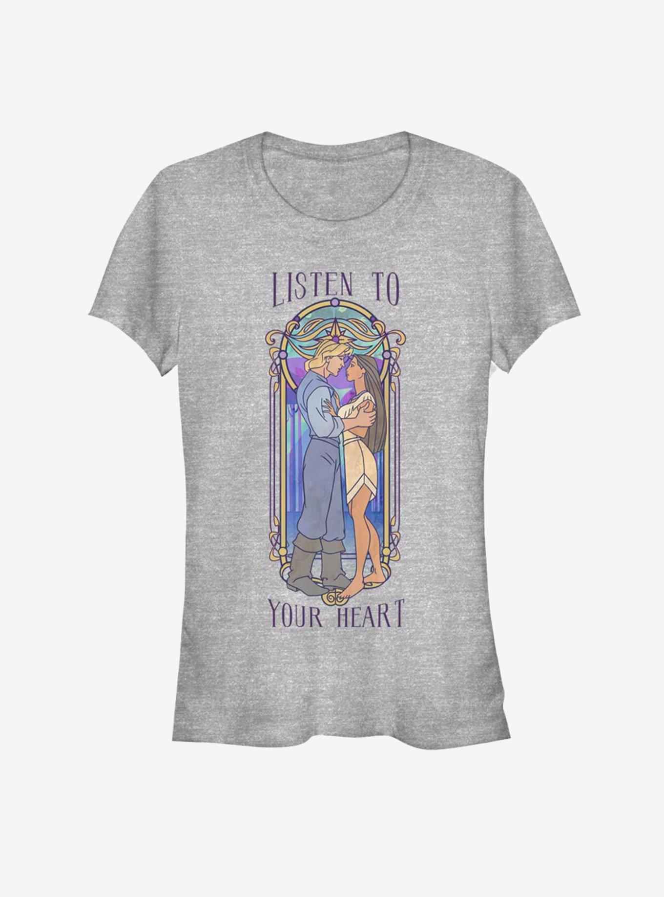 Disney Pocahontas Without Knowing You Girls T-Shirt, ATH HTR, hi-res