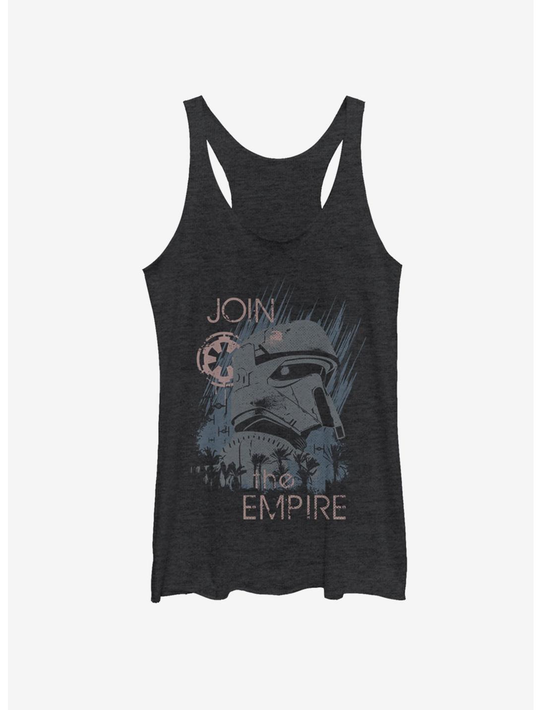 Star Wars Join The Empire Girls Tank, BLK HTR, hi-res