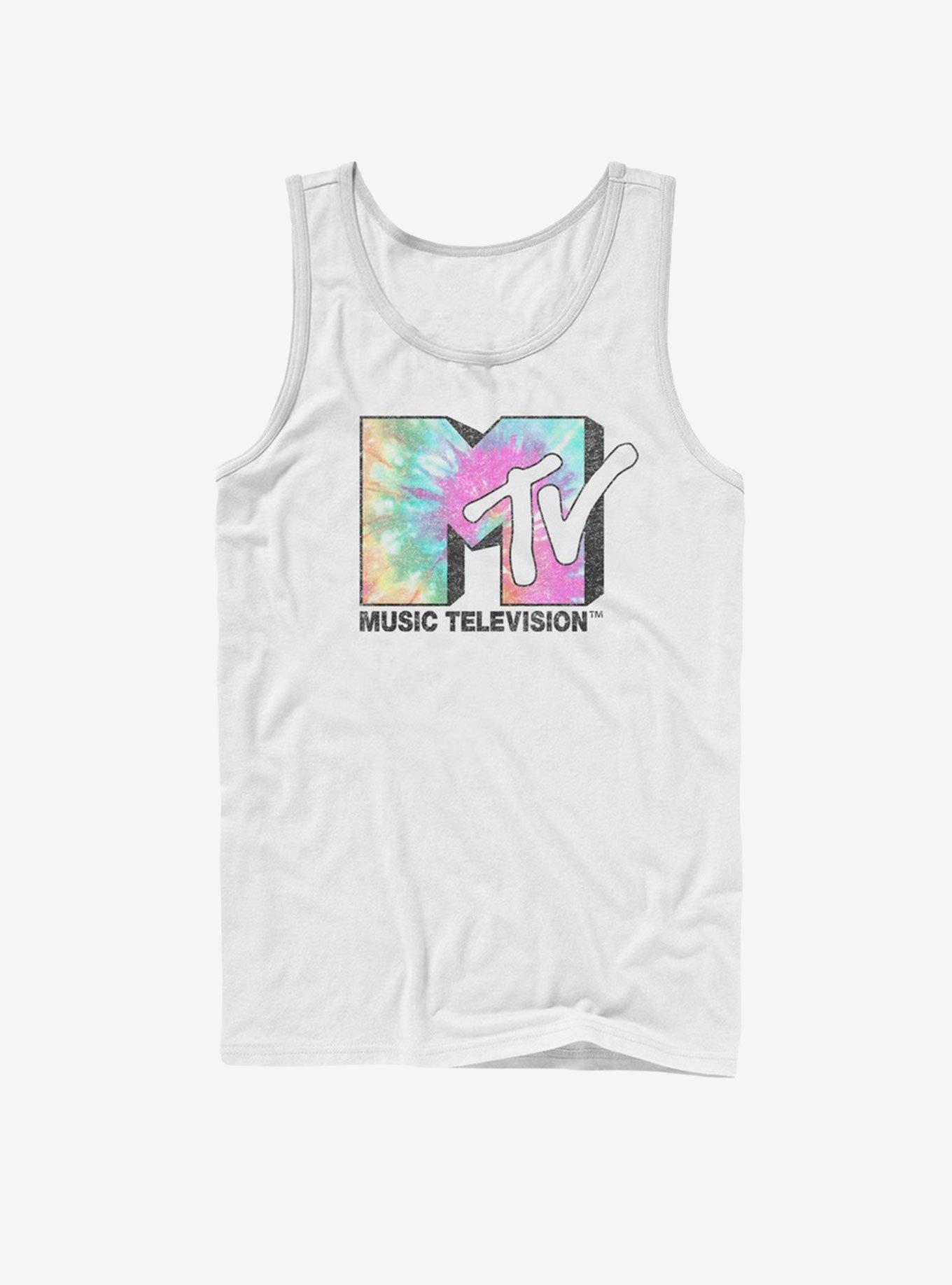 MTV Tie Dye Logo Tank, , hi-res