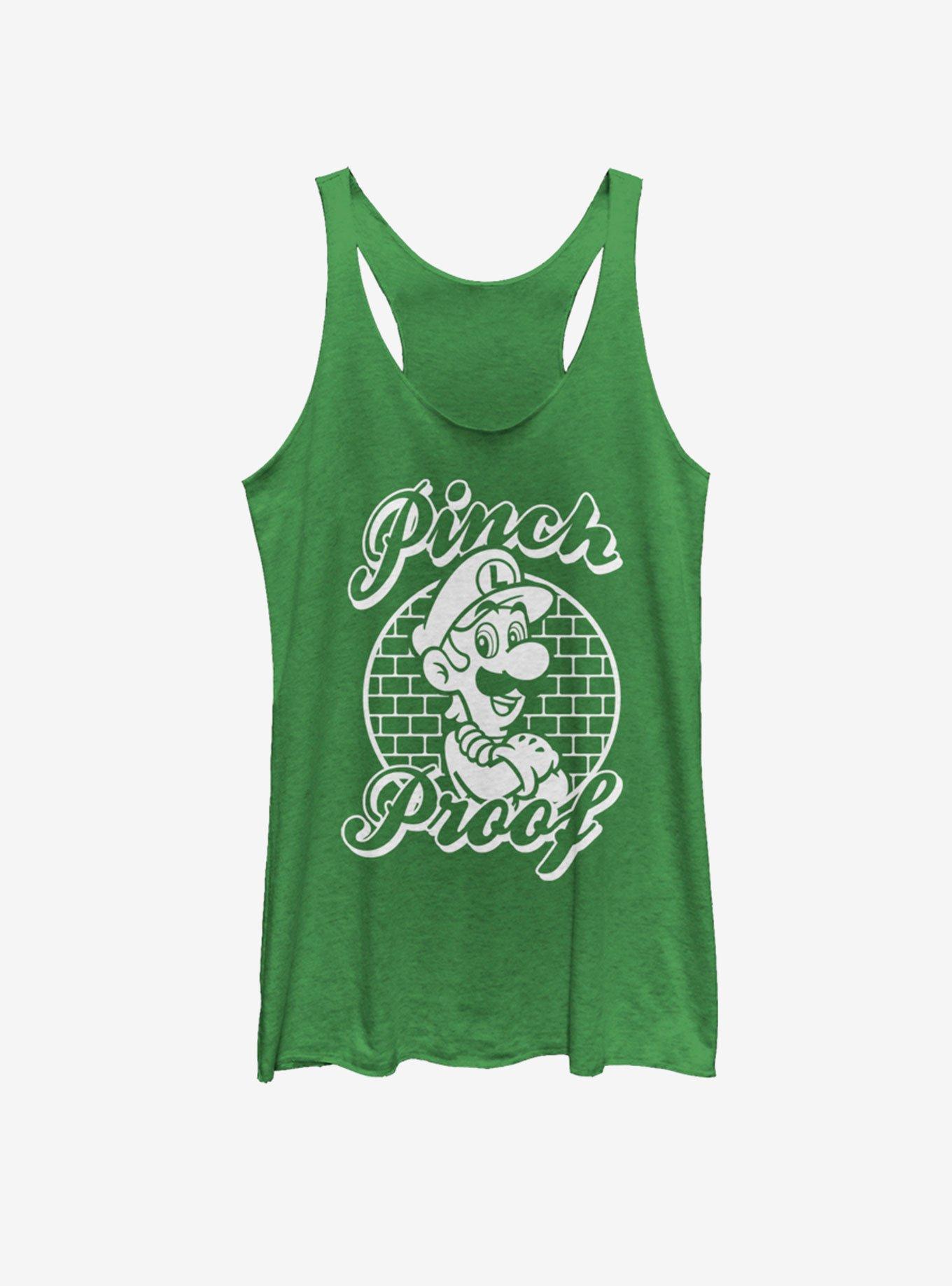 Nintendo Pinch Proof Luigi Girls Tank, , hi-res