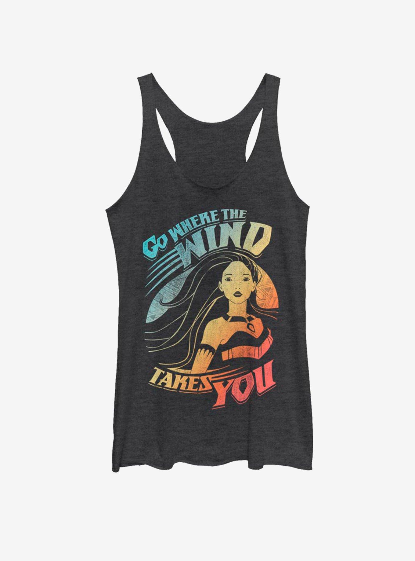 Disney Pocahontas Wind Takes You Girls Tank, BLK HTR, hi-res