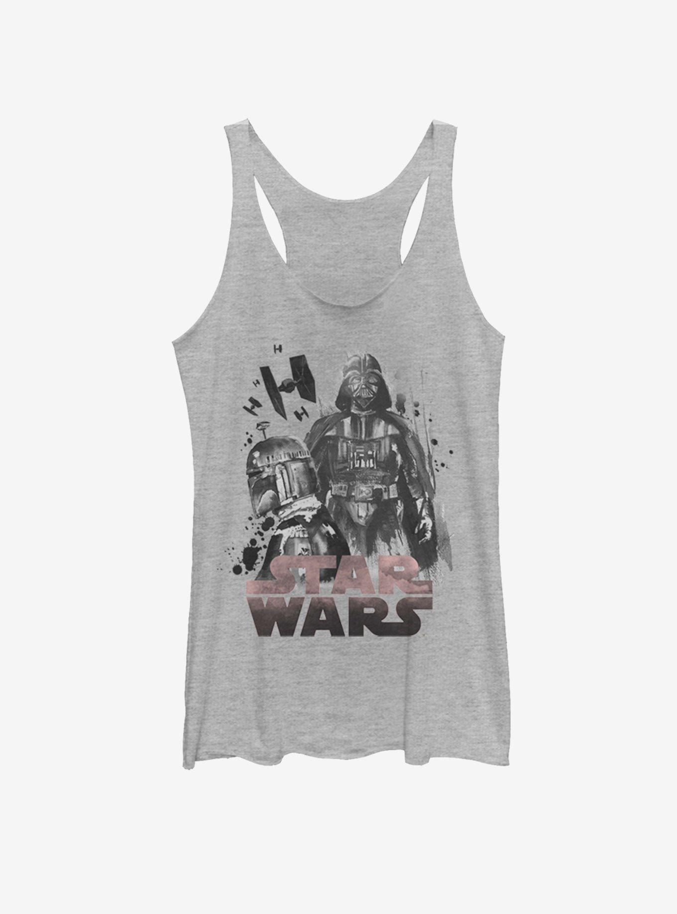 Star Wars Watercolor Boba Fett Girls Tank, , hi-res
