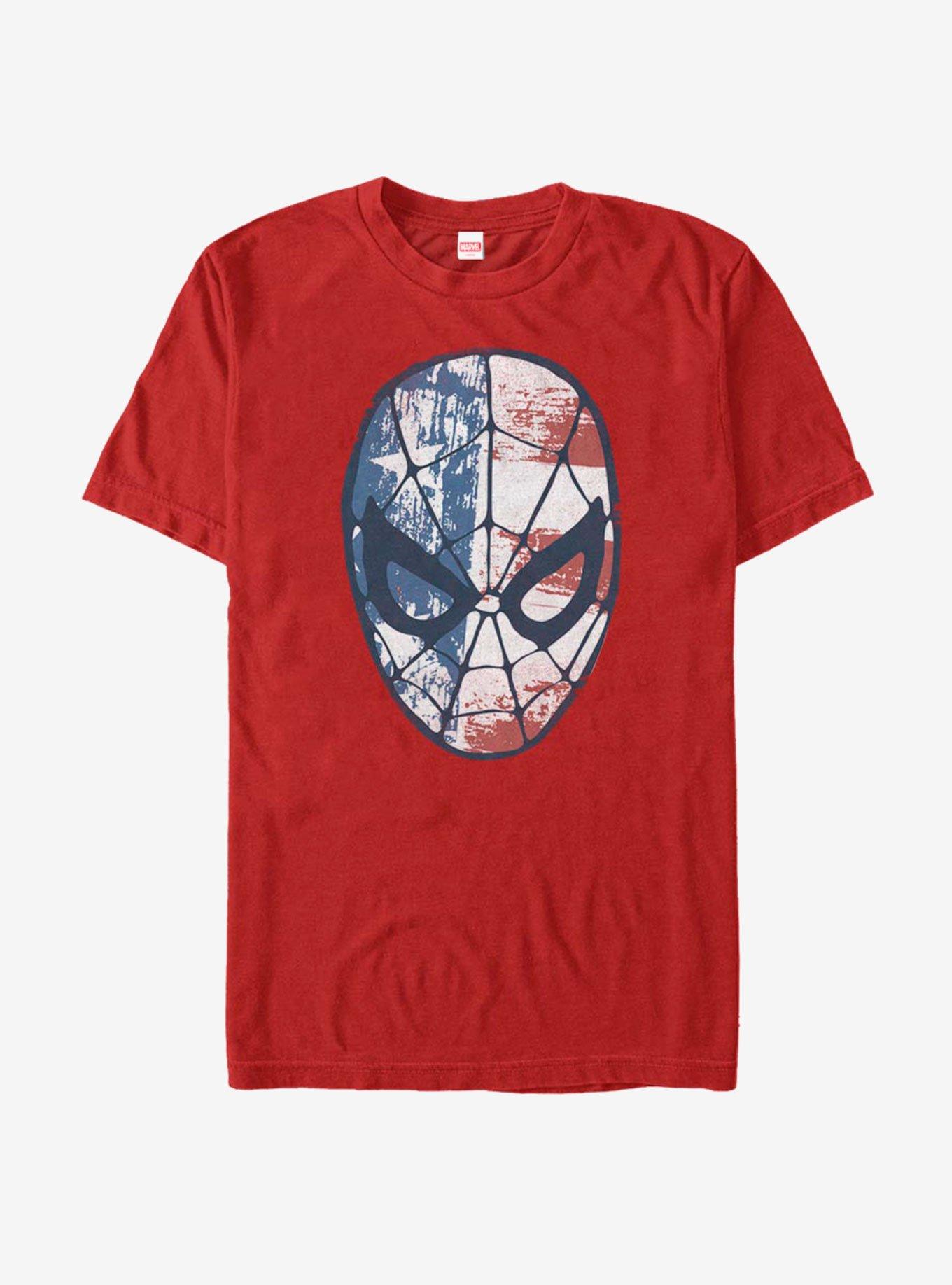 Marvel Spider-Man Spidey Americana T-Shirt, RED, hi-res