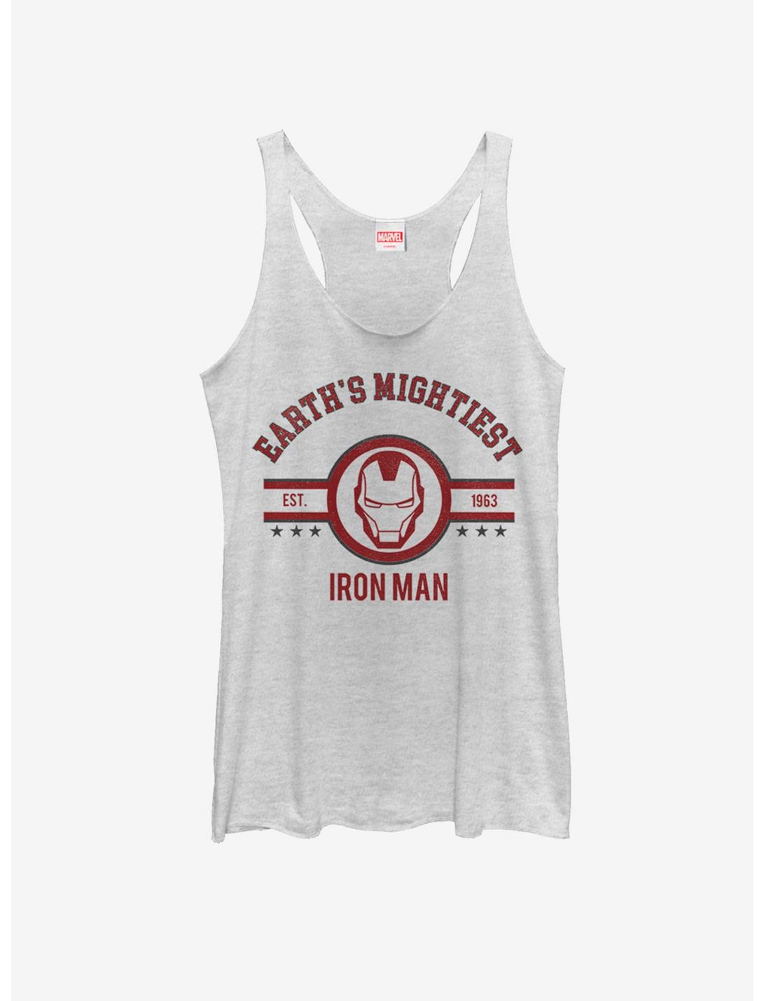 Marvel Iron Man Mighty Iron Girls Tank, WHITE HTR, hi-res