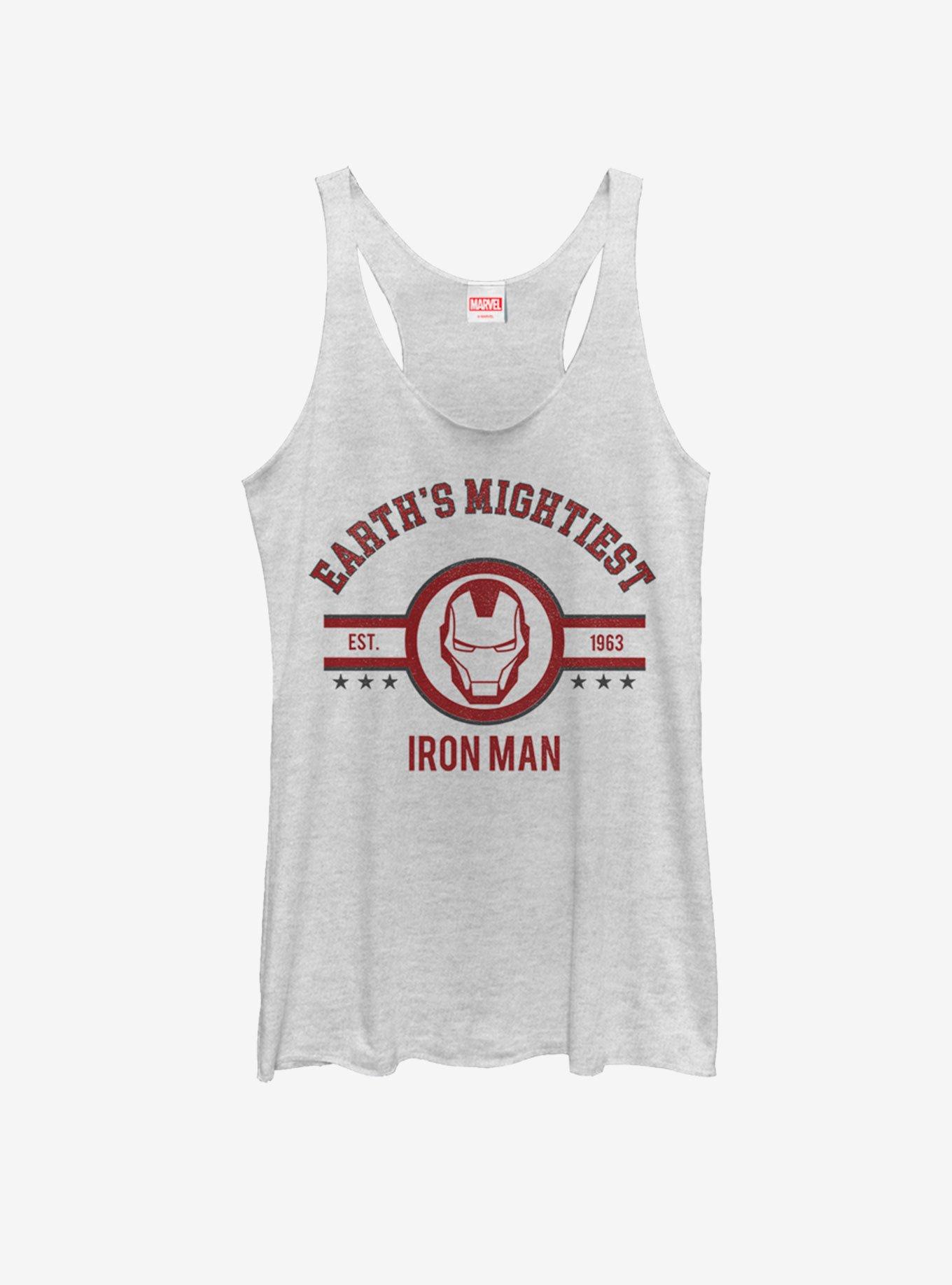 Marvel Iron Man Mighty Iron Girls Tank, WHITE HTR, hi-res