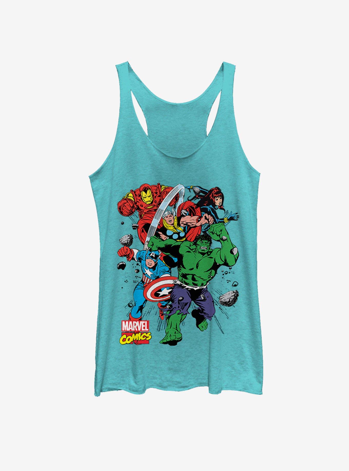 Marvel Marvel Starters Girls Tank, TAHI BLUE, hi-res