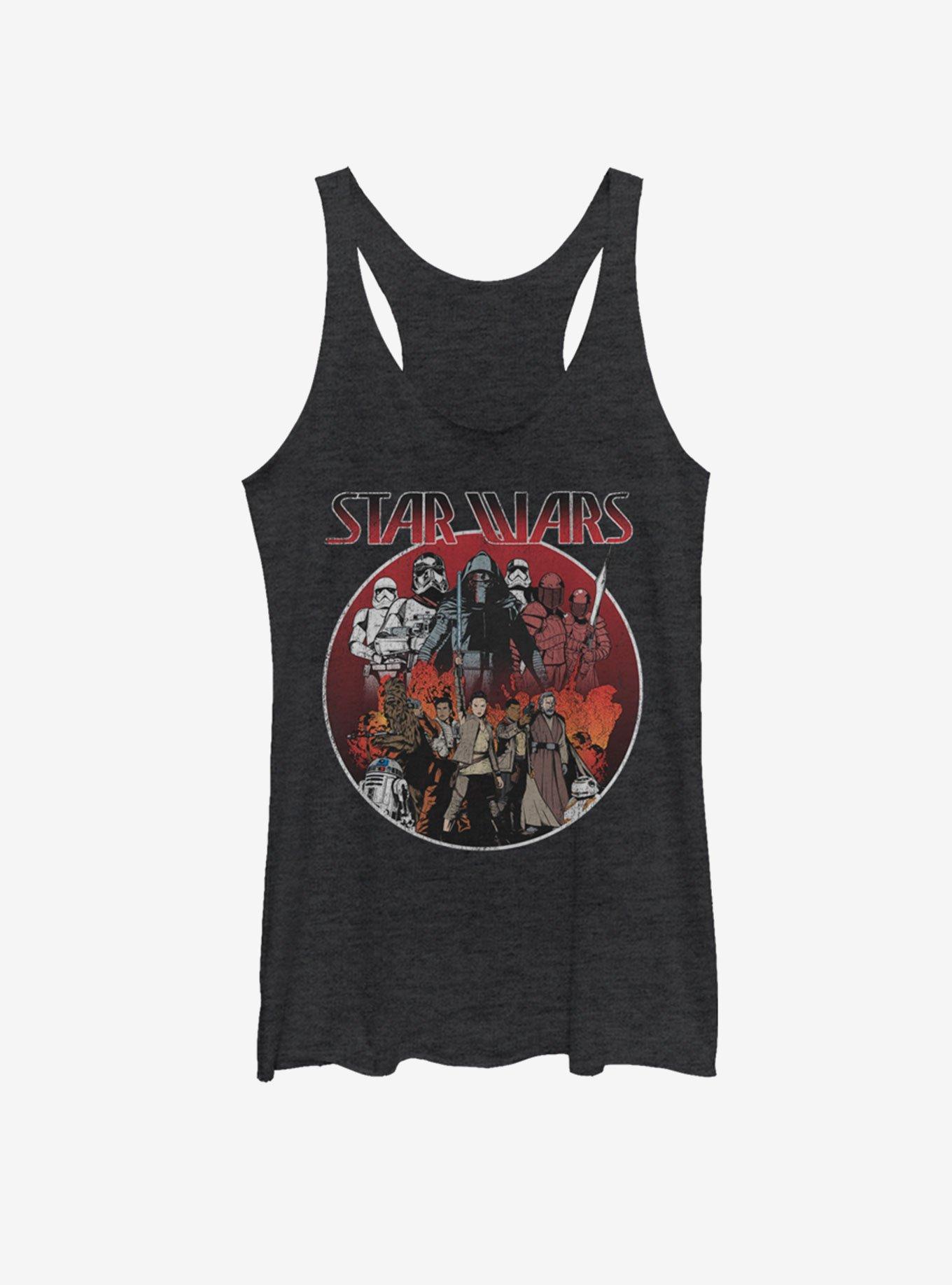 Star Wars Groups Girls Tank, BLK HTR, hi-res