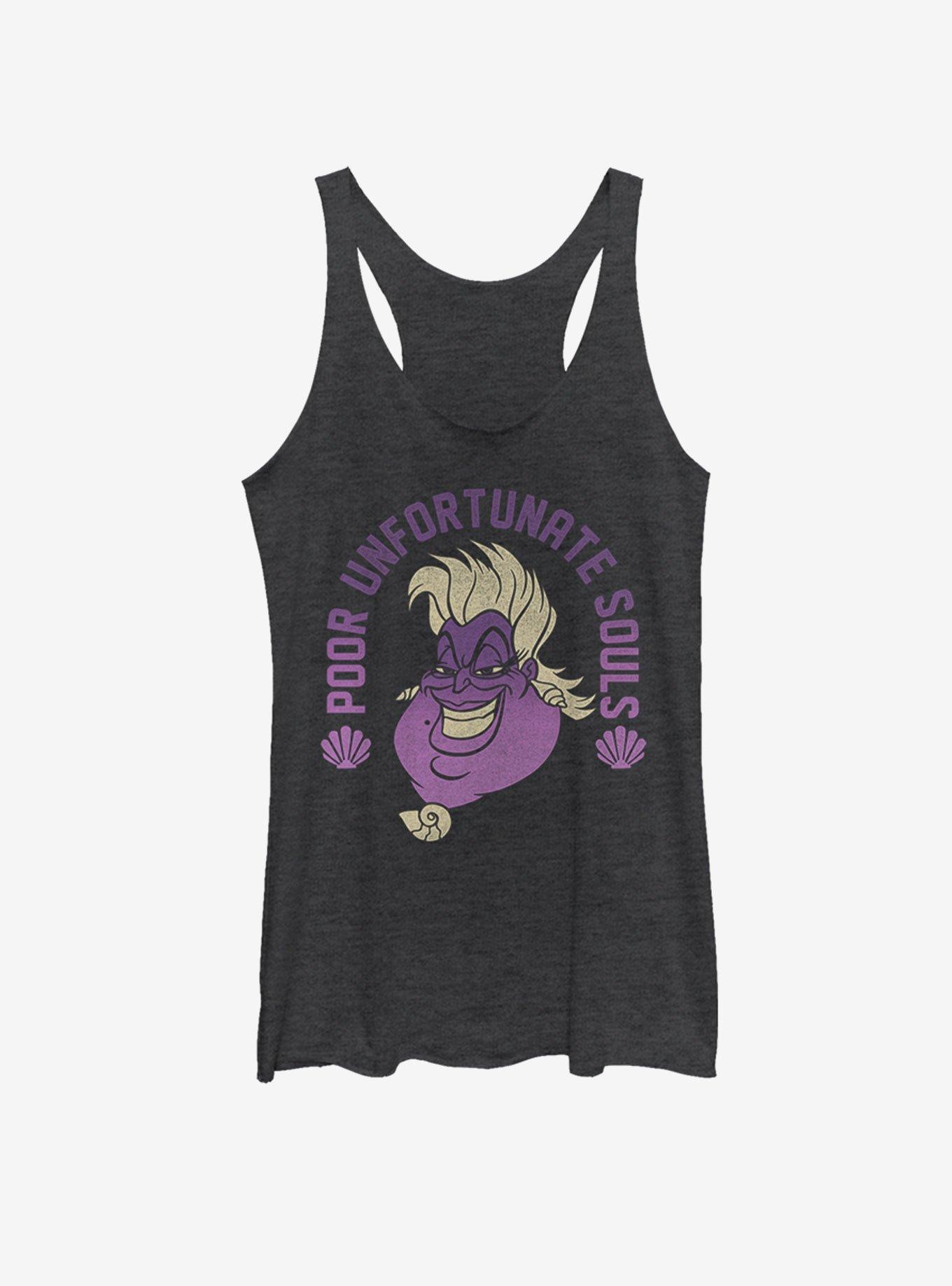 Disney Villains Sea Witch Girls Tank, BLK HTR, hi-res