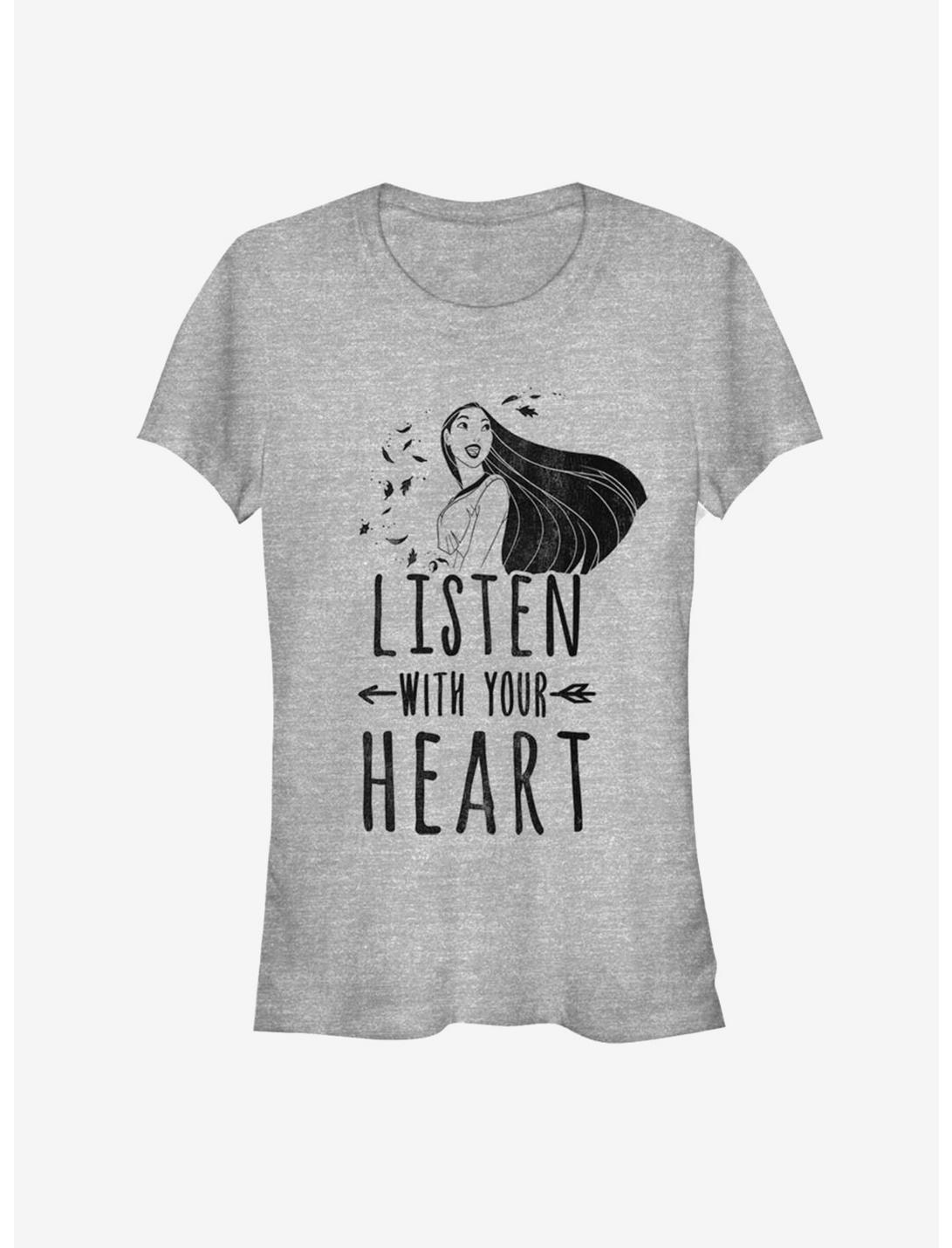 Disney Pocahontas Listen With Your Heart Pocahontas Girls T-Shirt, ATH HTR, hi-res