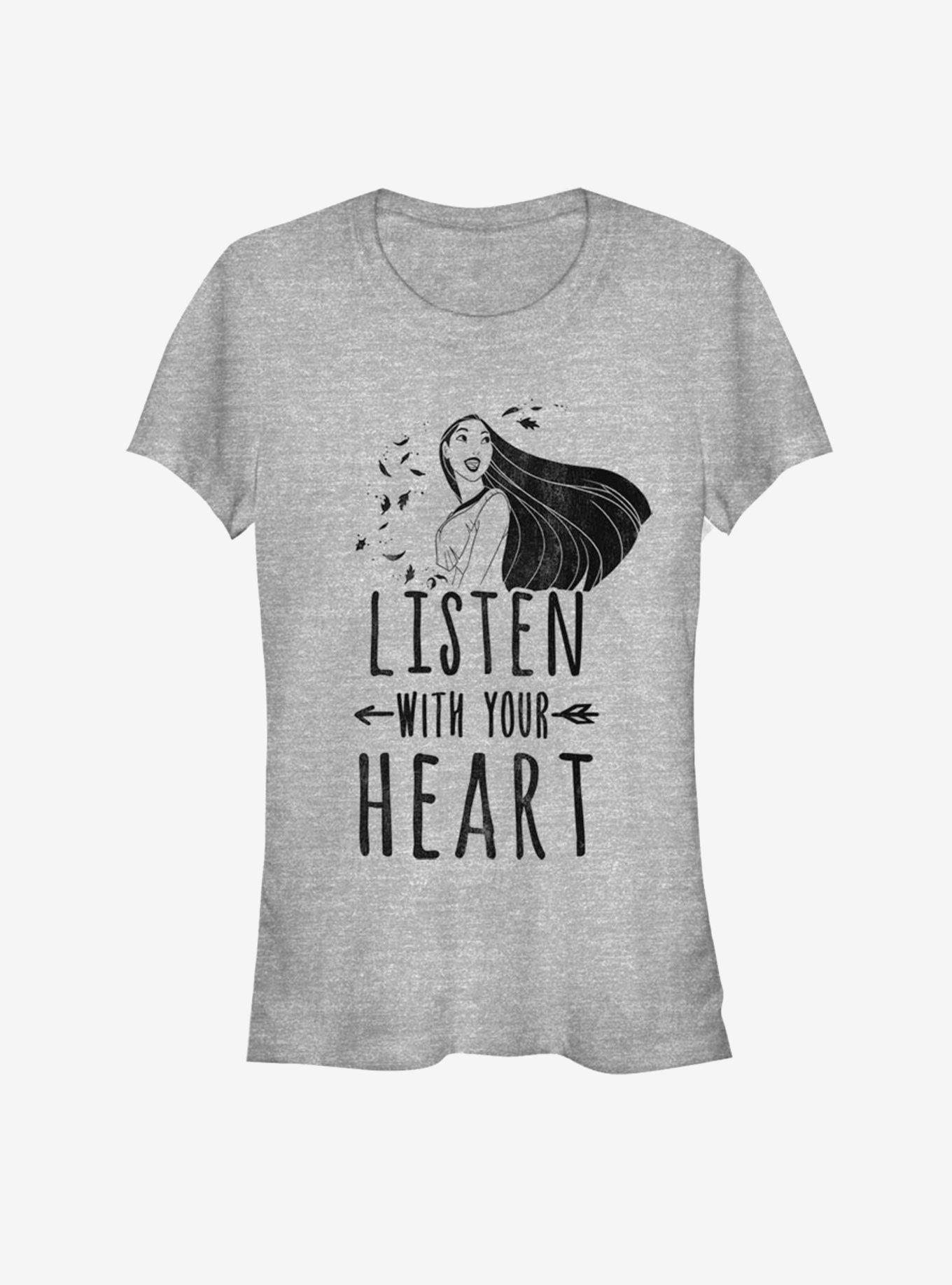 Disney Pocahontas Listen With Your Heart Pocahontas Girls T-Shirt, ATH HTR, hi-res