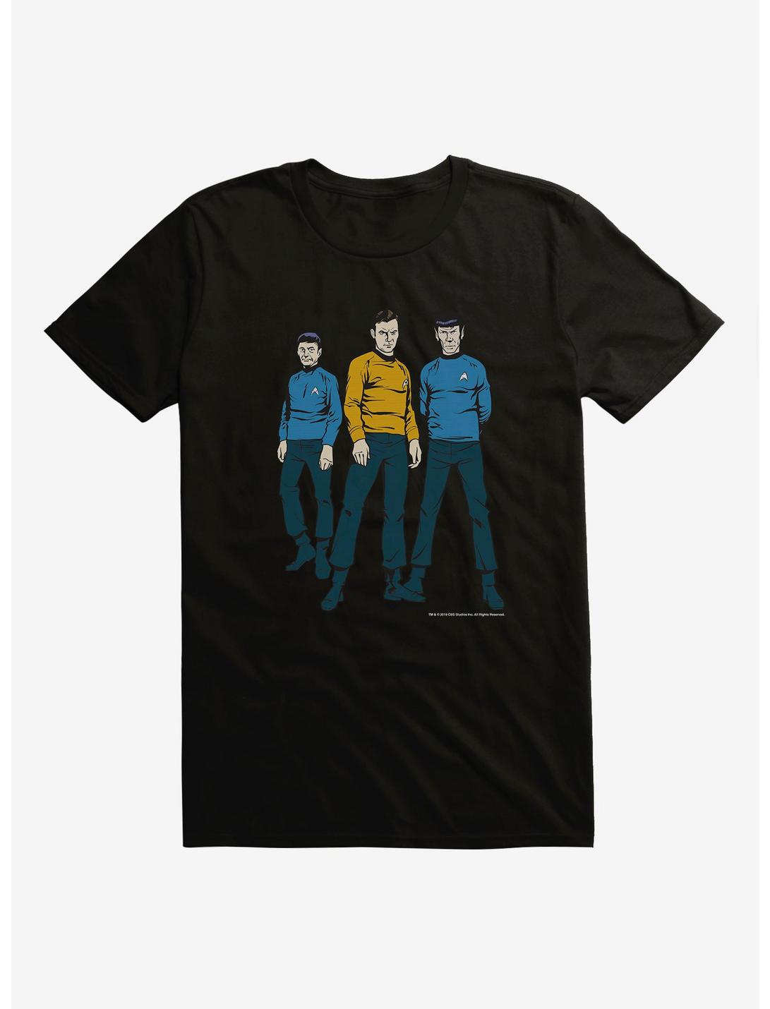 Star Trek Trio T-Shirt, BLACK, hi-res