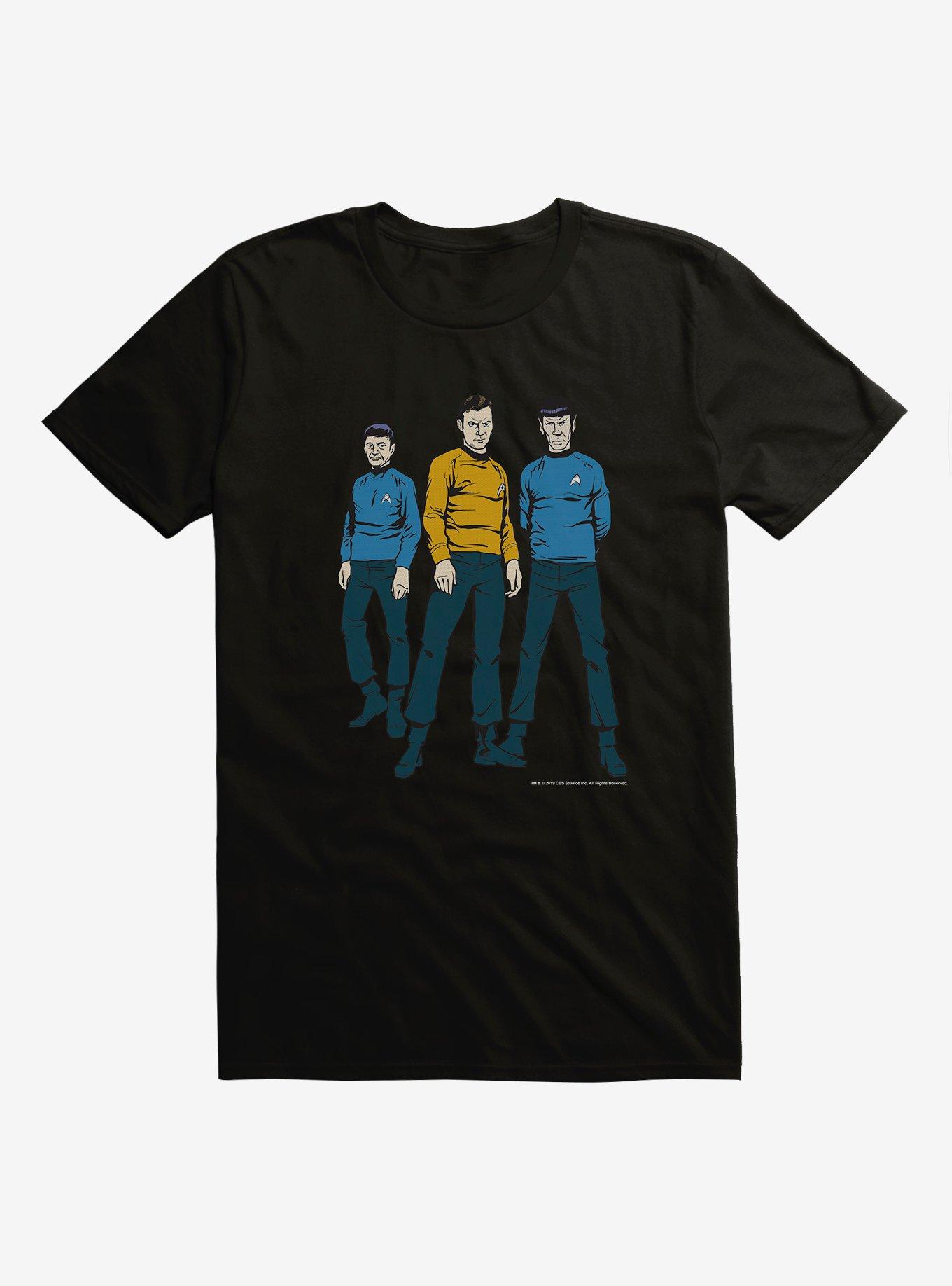 Star Trek Trio T-Shirt, BLACK, hi-res