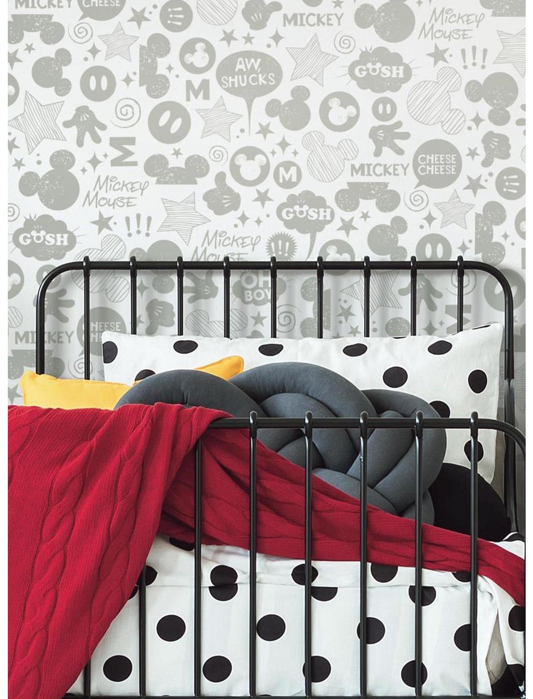 Disney Mickey Mouse Icons Peel & Stick Wallpaper, , hi-res