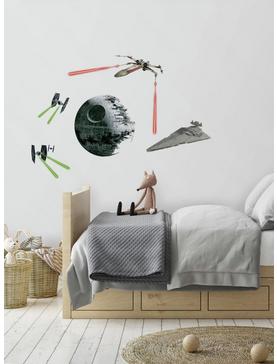 Star Wars Classic Space Ships Peel & Stick Giant Wall Decals, , hi-res