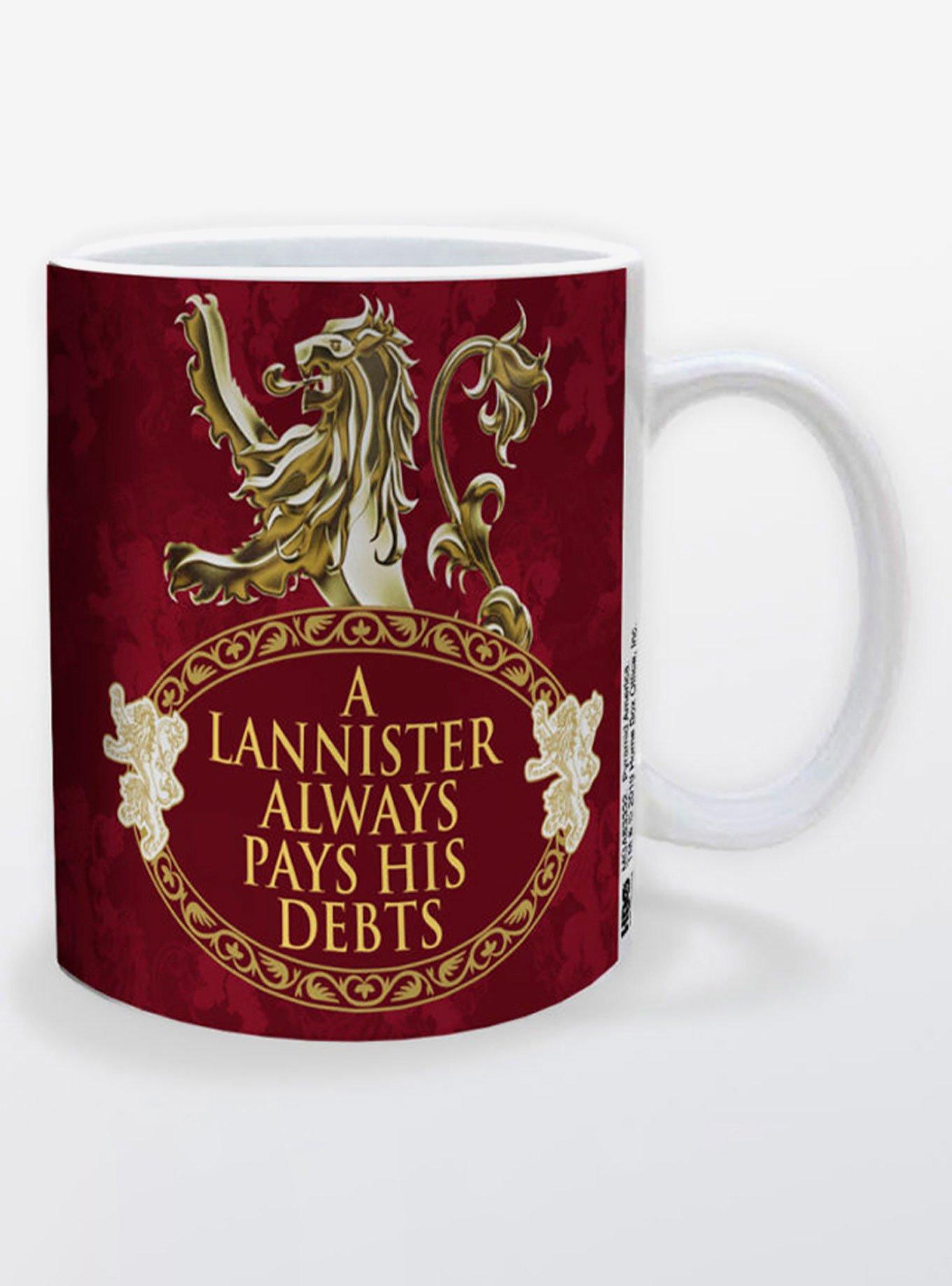 Game Of Thrones Lannister Metal Sigil Debts Mug, , hi-res