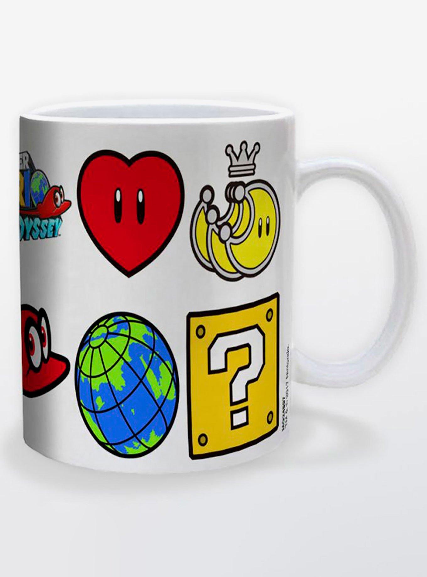 Super Mario Odyssey Icons Mug, , hi-res