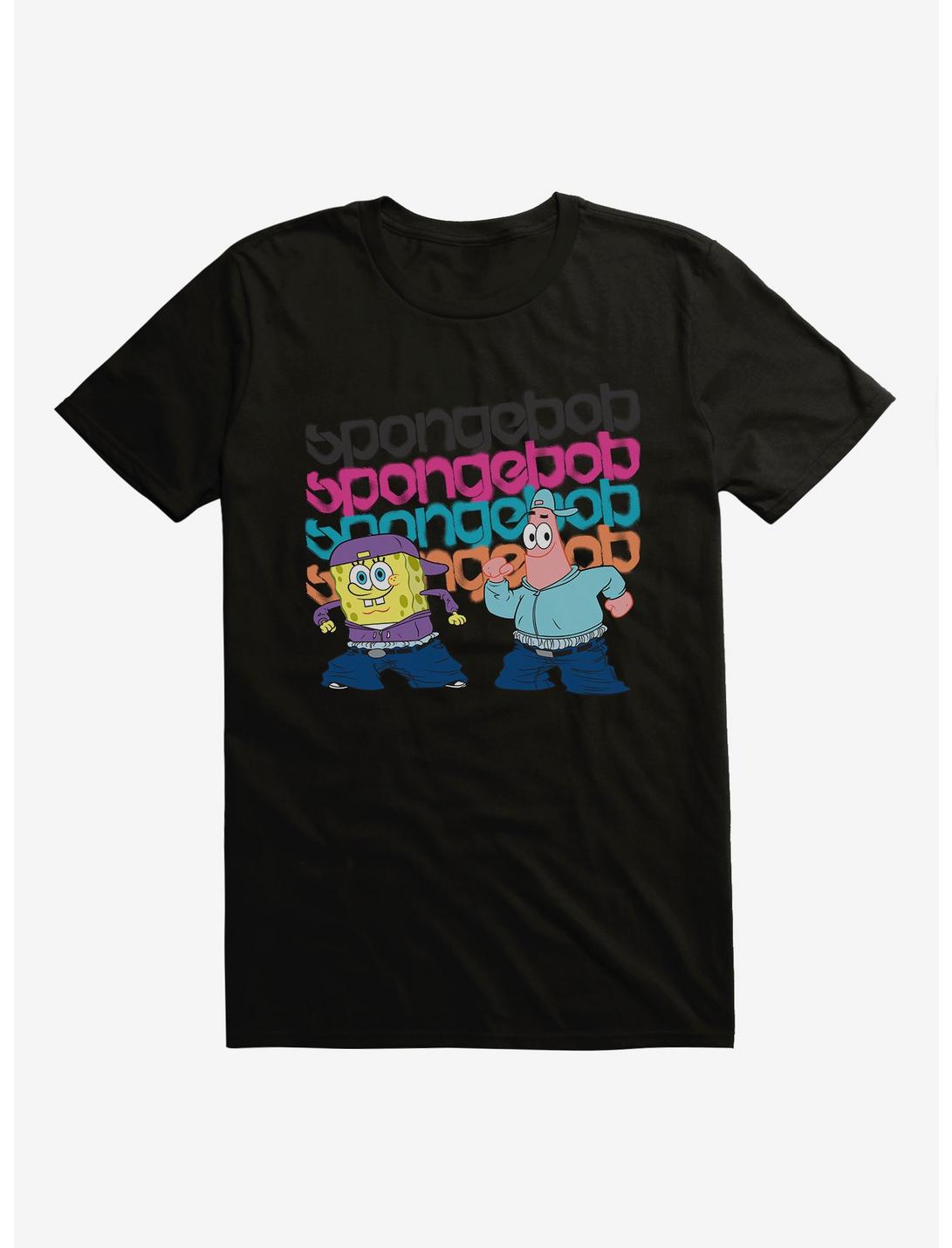 SpongeBob SquarePants Dance Crew SpongeBob Patrick T-Shirt, BLACK, hi-res