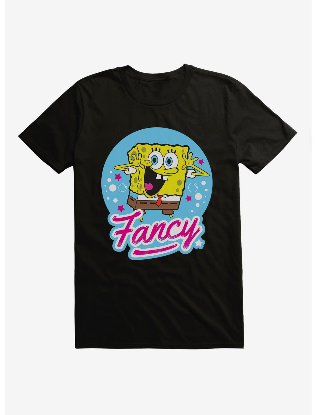 SpongeBob SquarePants Fancy Sponge T-Shirt, BLACK, hi-res
