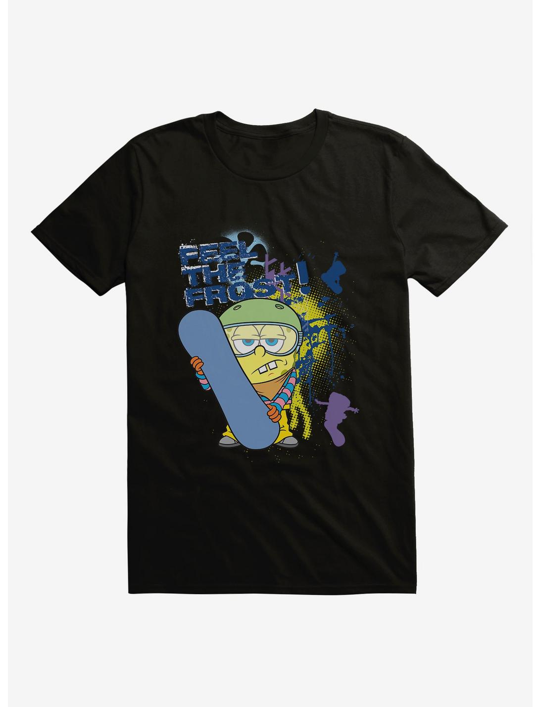 SpongeBob SquarePants Feel The Frost T-Shirt, BLACK, hi-res