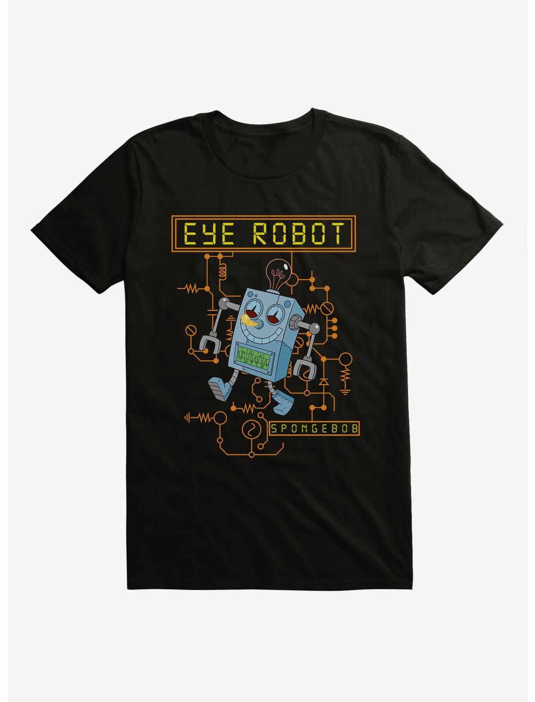 SpongeBob SquarePants Eye Robot T-Shirt, BLACK, hi-res