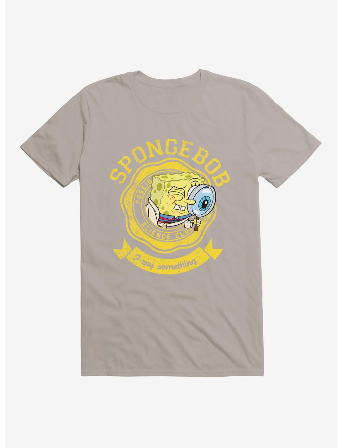 SpongeBob SquarePants I Spy Something T-Shirt, LIGHT GREY, hi-res