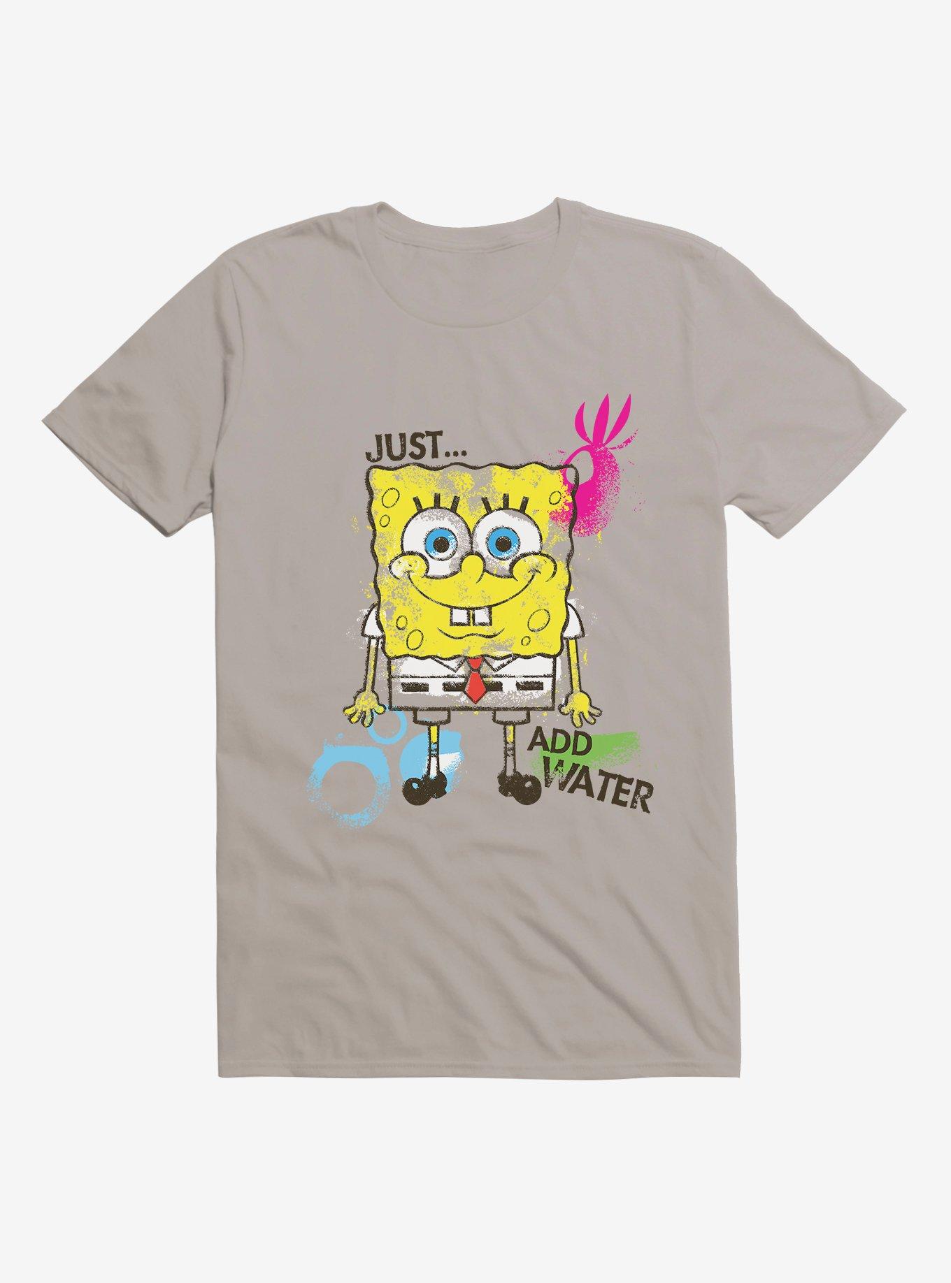 SpongeBob SquarePants Just Add Water T-Shirt, LIGHT GREY, hi-res