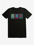 SpongeBob SquarePants Multicolor Silhouettes T-Shirt, BLACK, hi-res