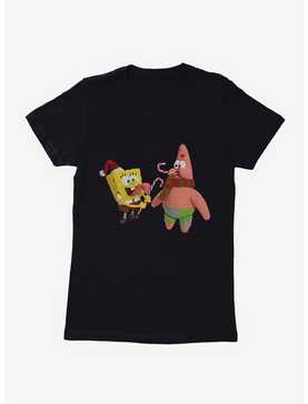 SpongeBob SquarePants Christmas Candy Canes Womens T-Shirt, , hi-res