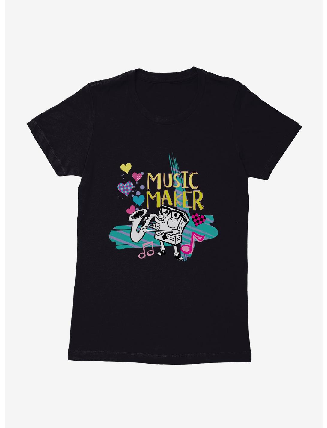 SpongeBob SquarePants Saxophone Playin' Music Maker Womens T-Shirt, , hi-res
