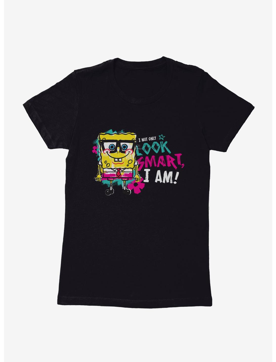 SpongeBob SquarePants Look Smart Am Smart Womens T-Shirt, , hi-res