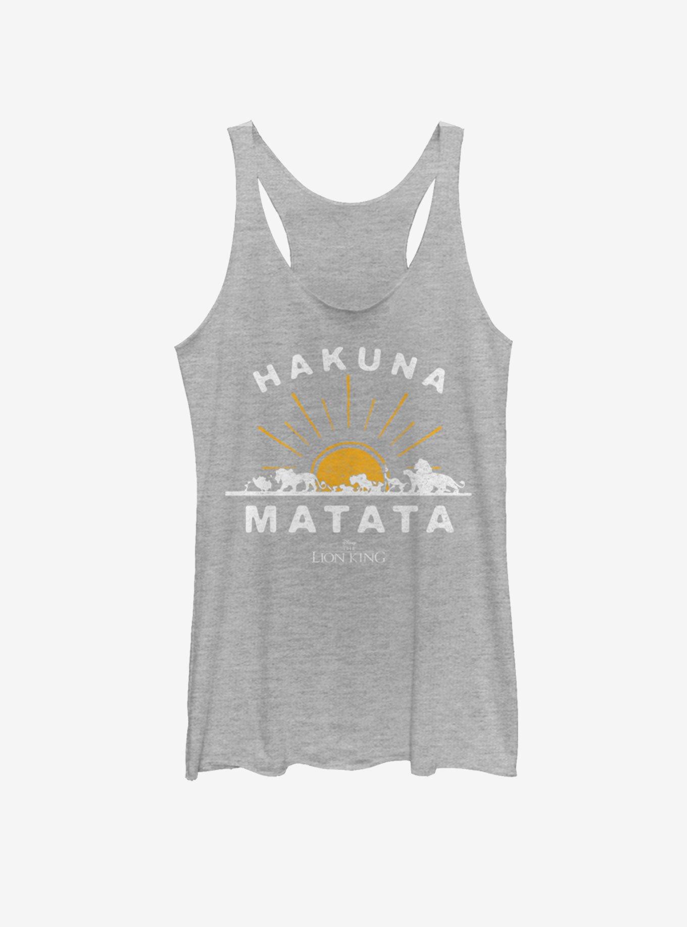 Disney Lion King Horizon Line Girls Tank, GRAY HTR, hi-res