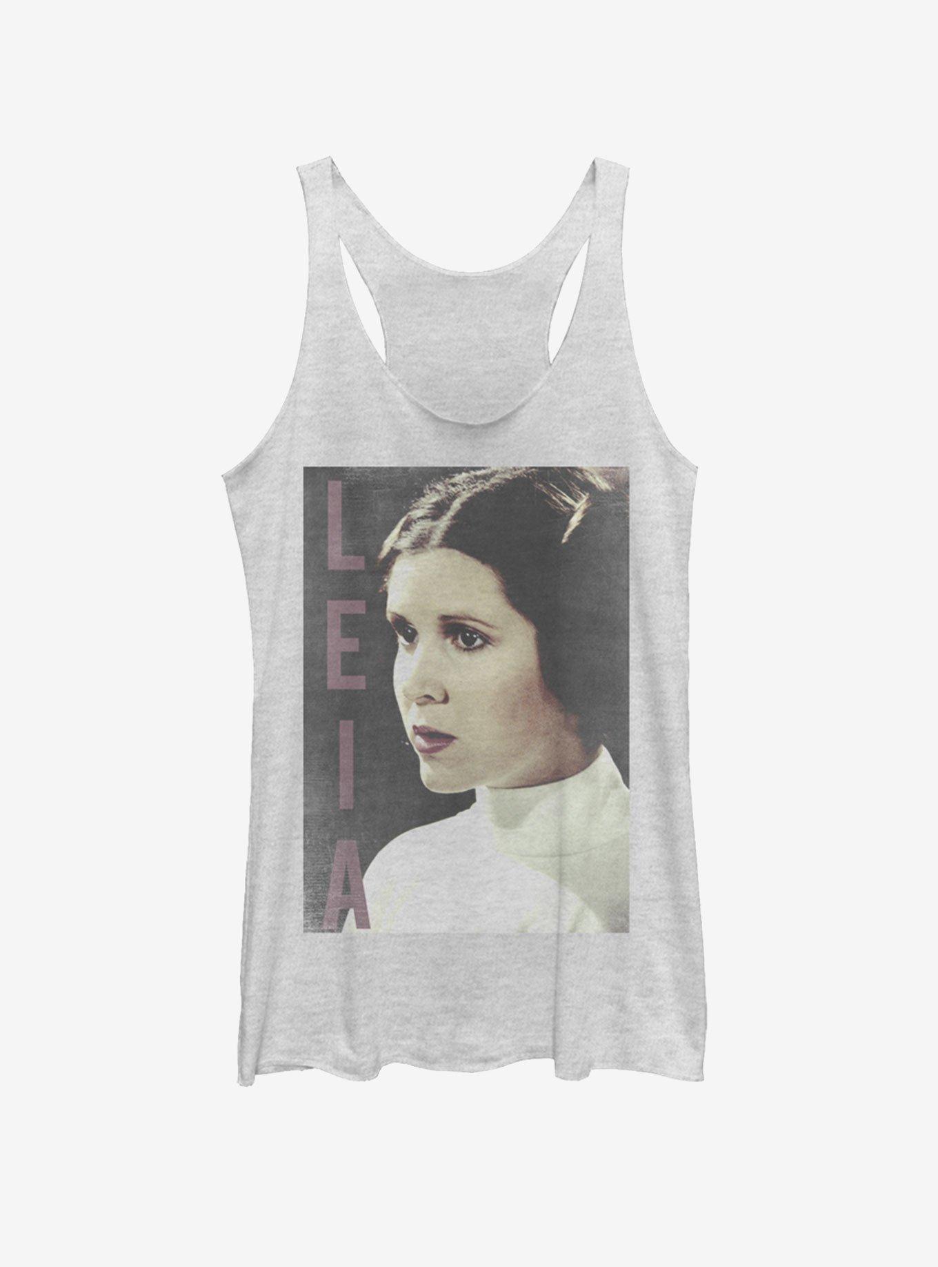 Star Wars Leia Girls Tank, WHITE HTR, hi-res