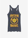 Marvel Captain Marvel Marvel Star Girls Tank, NAVY HTR, hi-res