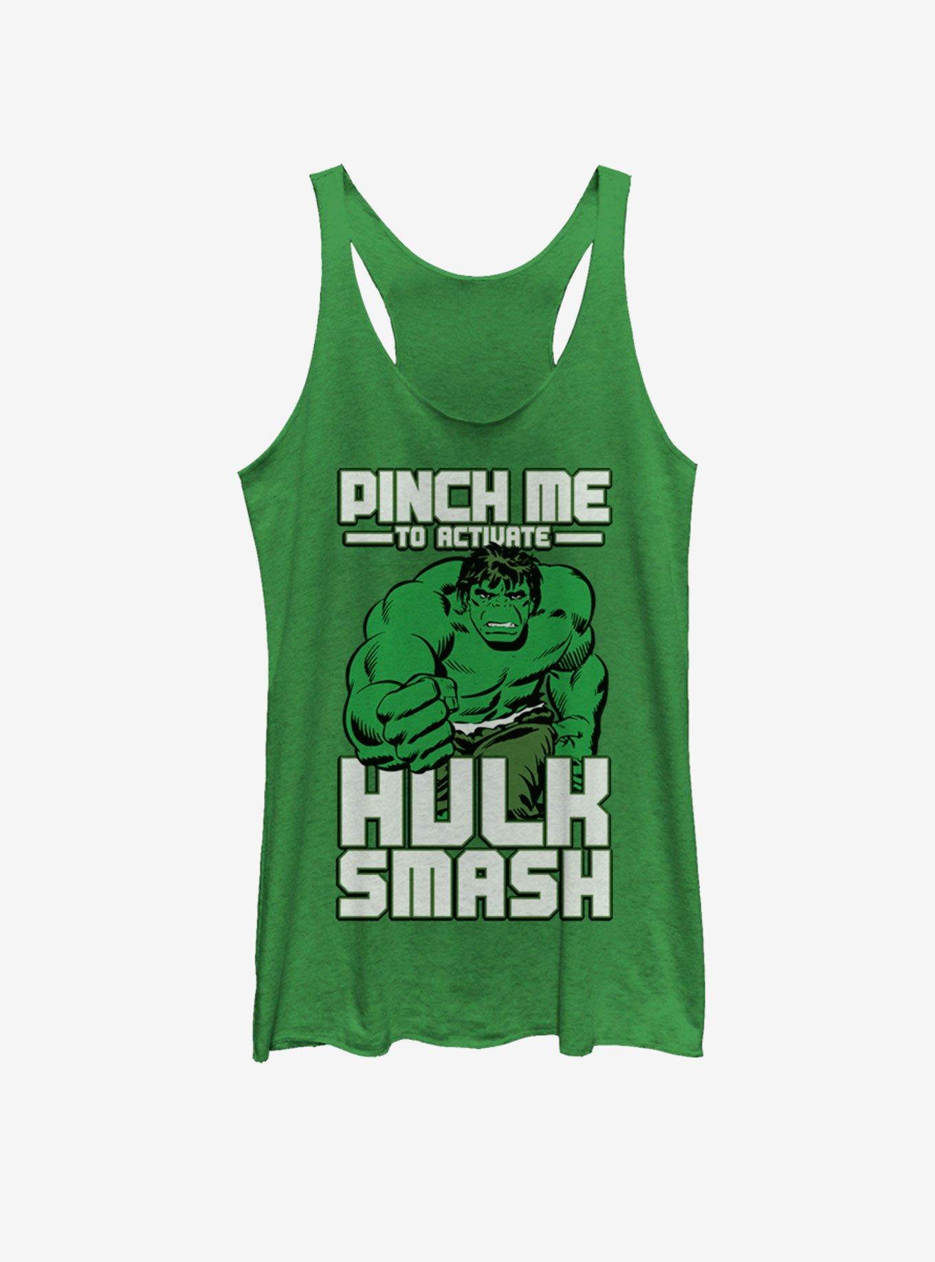 Marvel Hulk Hulk Smash Pinch Girls Tank, , hi-res