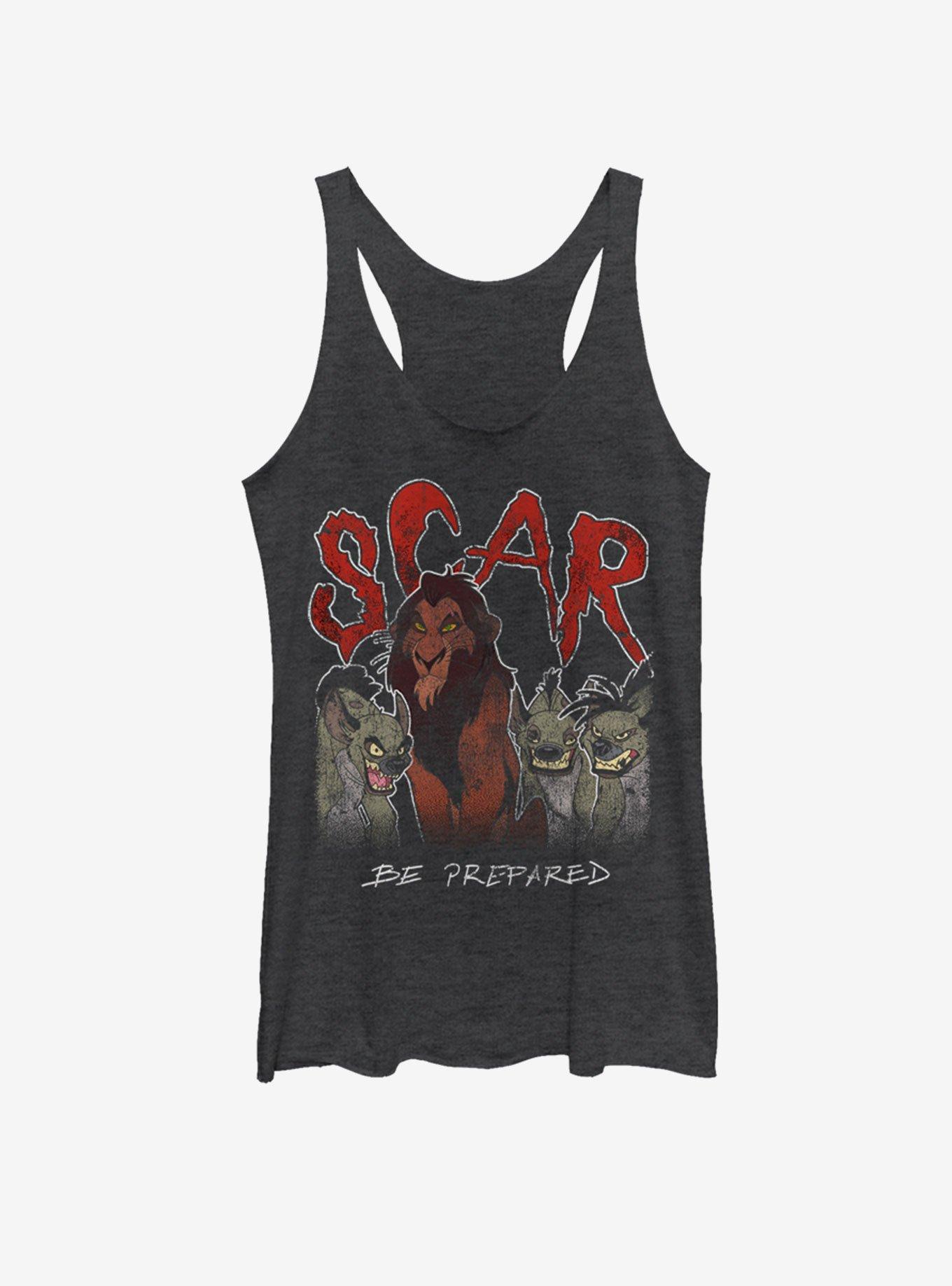 Disney Lion King Scar and the Hyenas Girls Tank, BLK HTR, hi-res