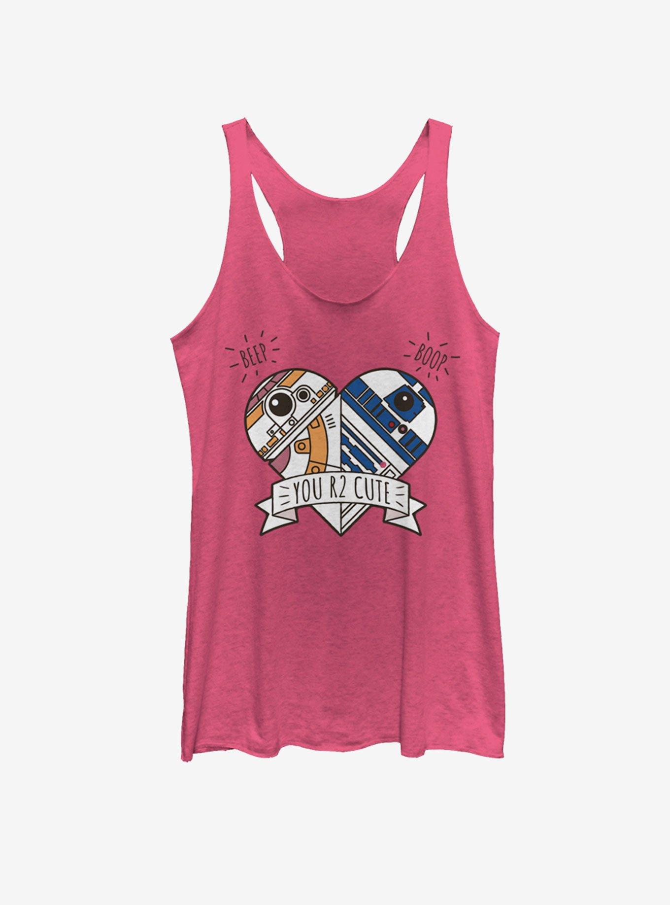 Star Wars BB-8 Heart R2 Girls Tank, , hi-res