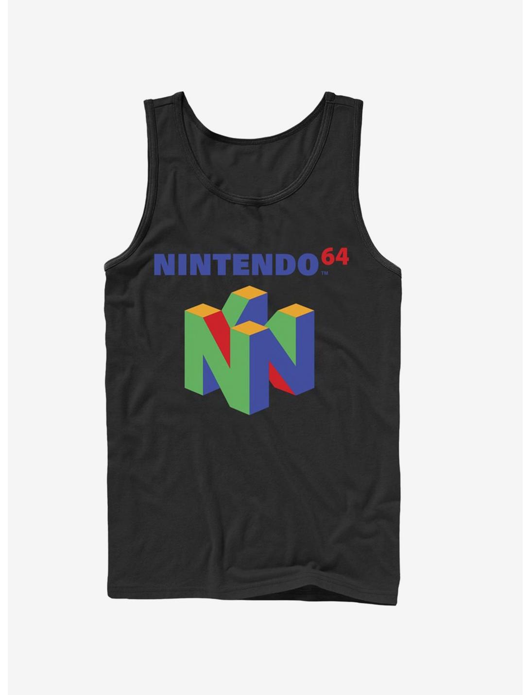 Nintendo Nintendo 64 Logo Tank, BLACK, hi-res