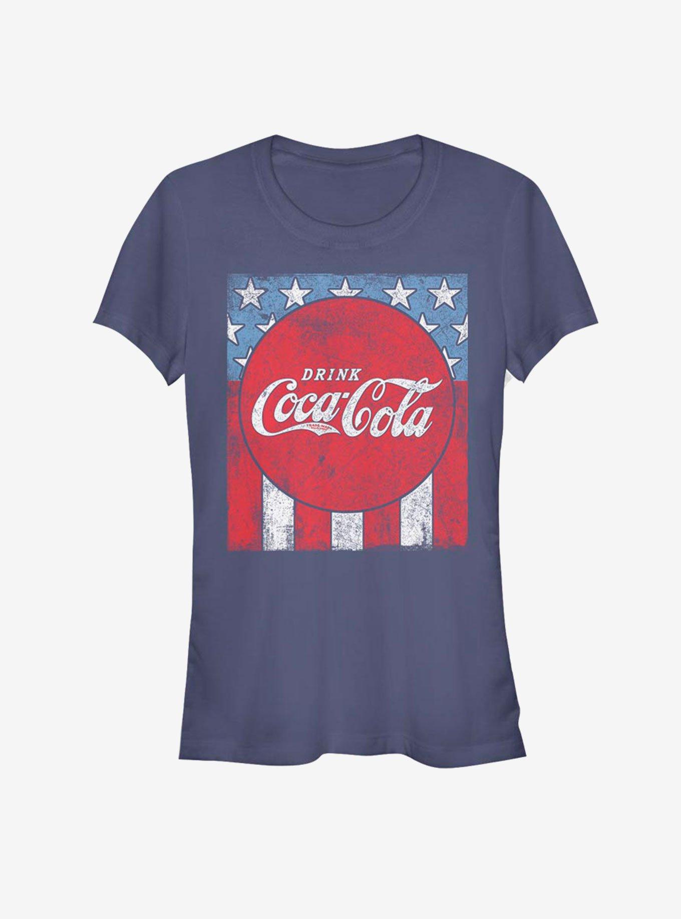 Coke Soda Flag Girls T-Shirt, , hi-res
