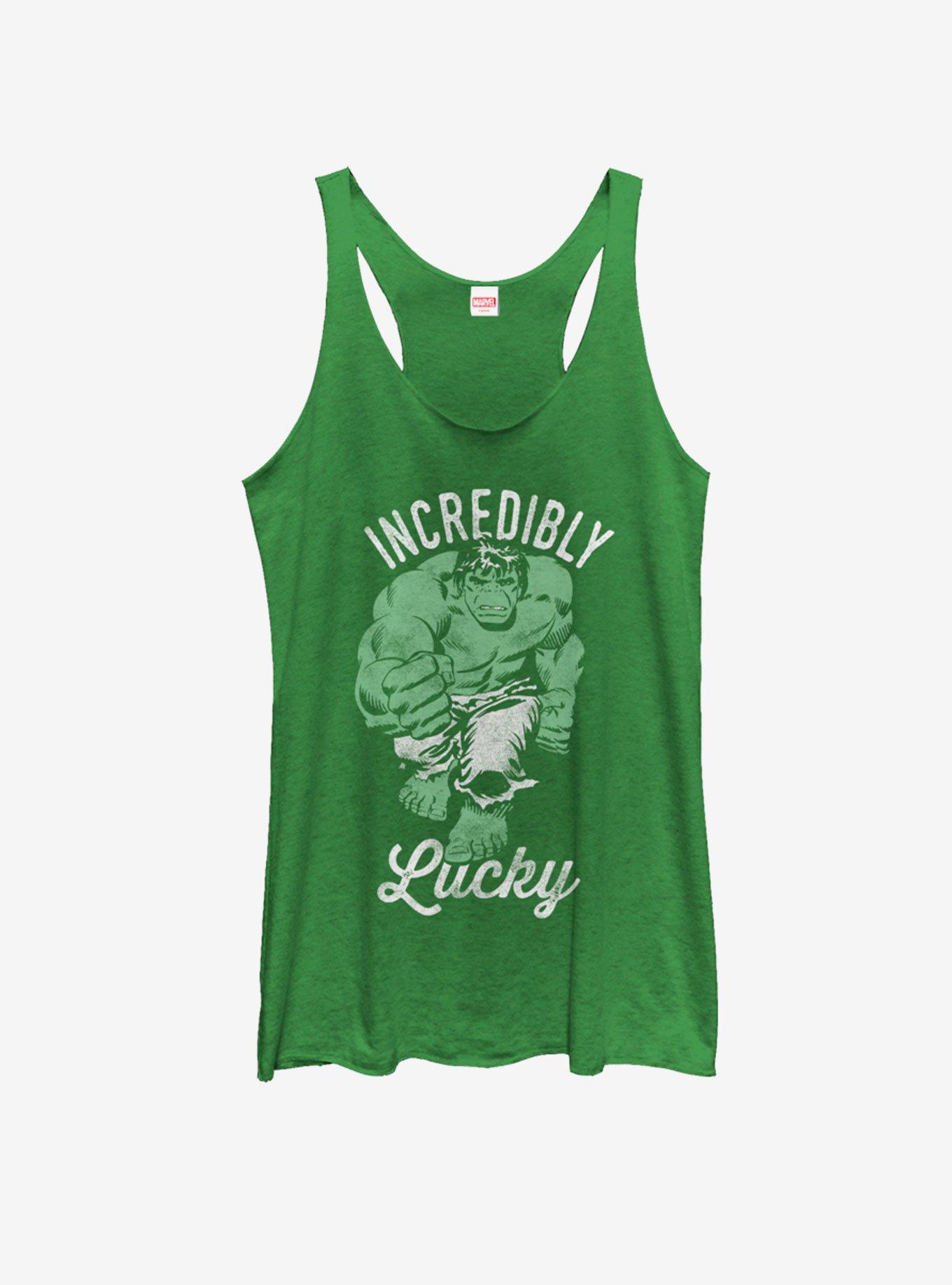 Marvel Hulk Incredibly Lucky Girls Tank, ENVY, hi-res