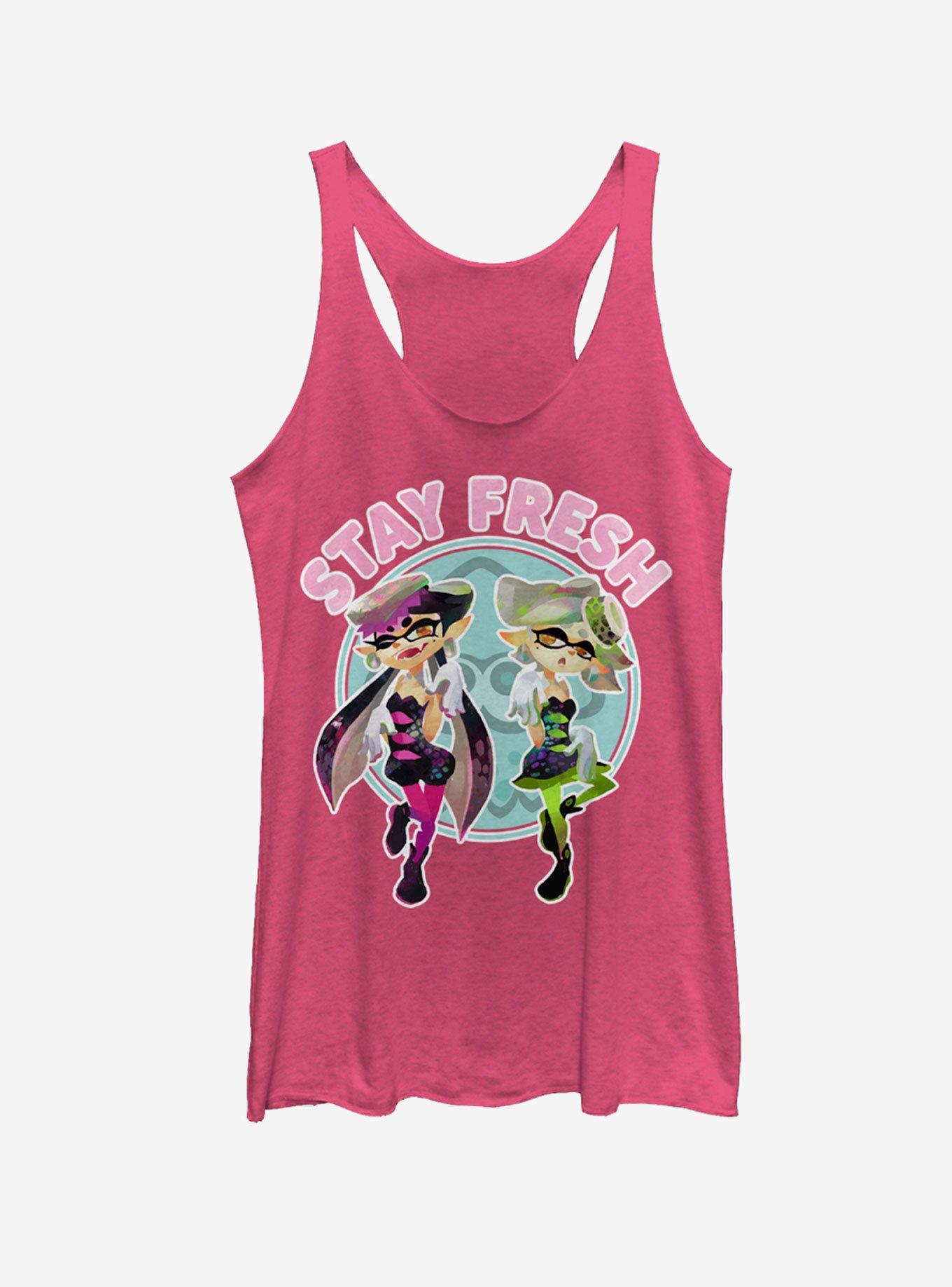 Nintendo Staaay Fresh Girls Tank, PINK HTR, hi-res