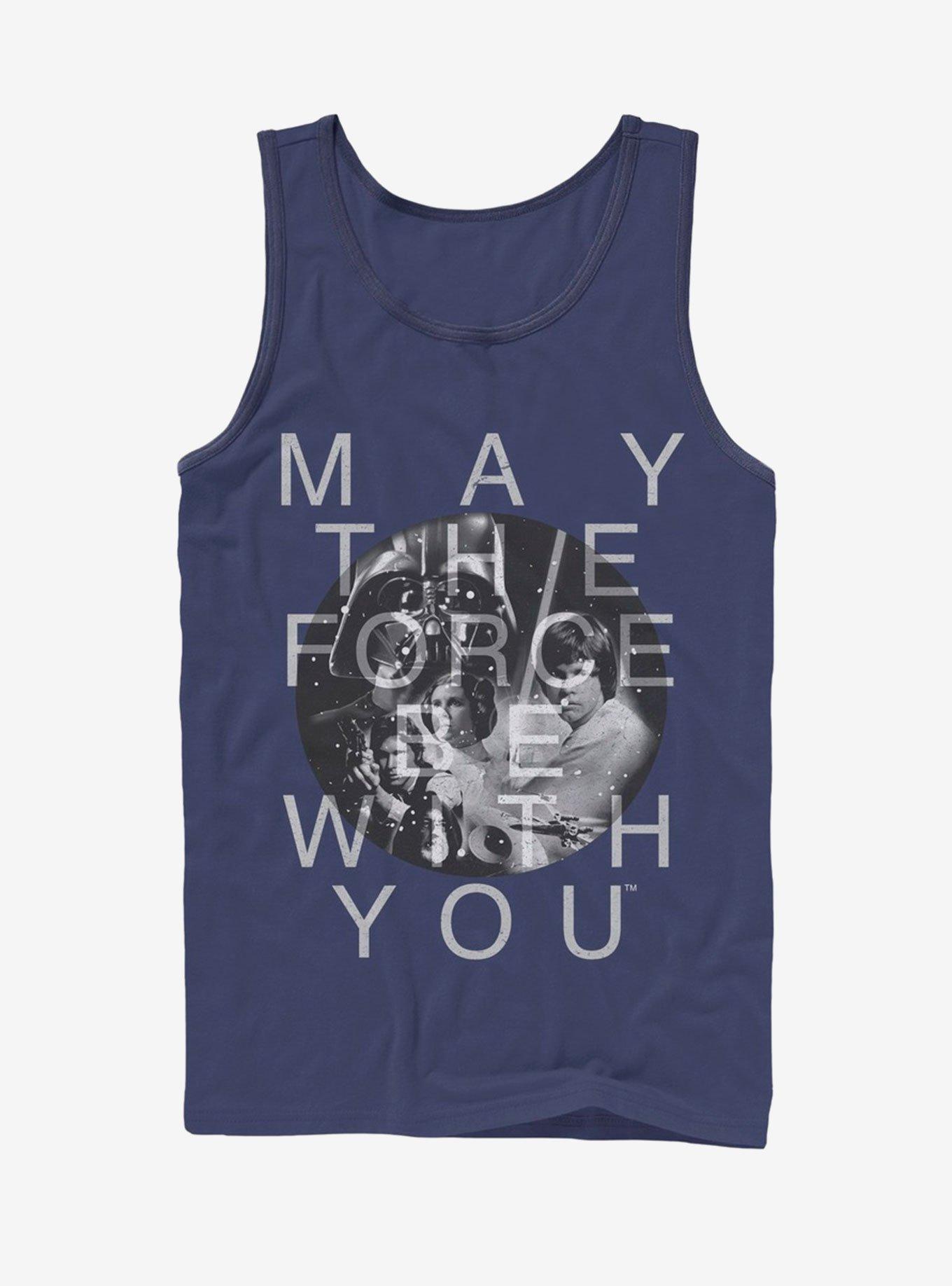 Star Wars With You Tank , NAVY, hi-res