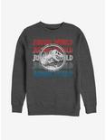 Jurassic Park Breach Logo Sweatshirt, CHAR HTR, hi-res