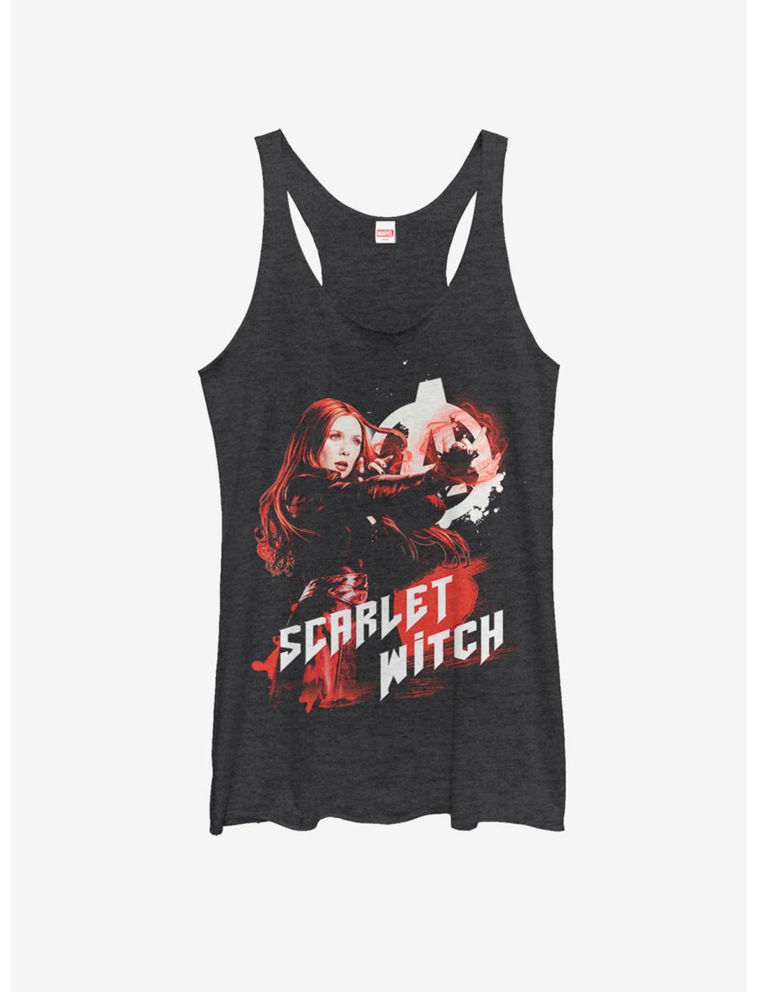 Marvel Witch Powers Girls Tank, BLK HTR, hi-res