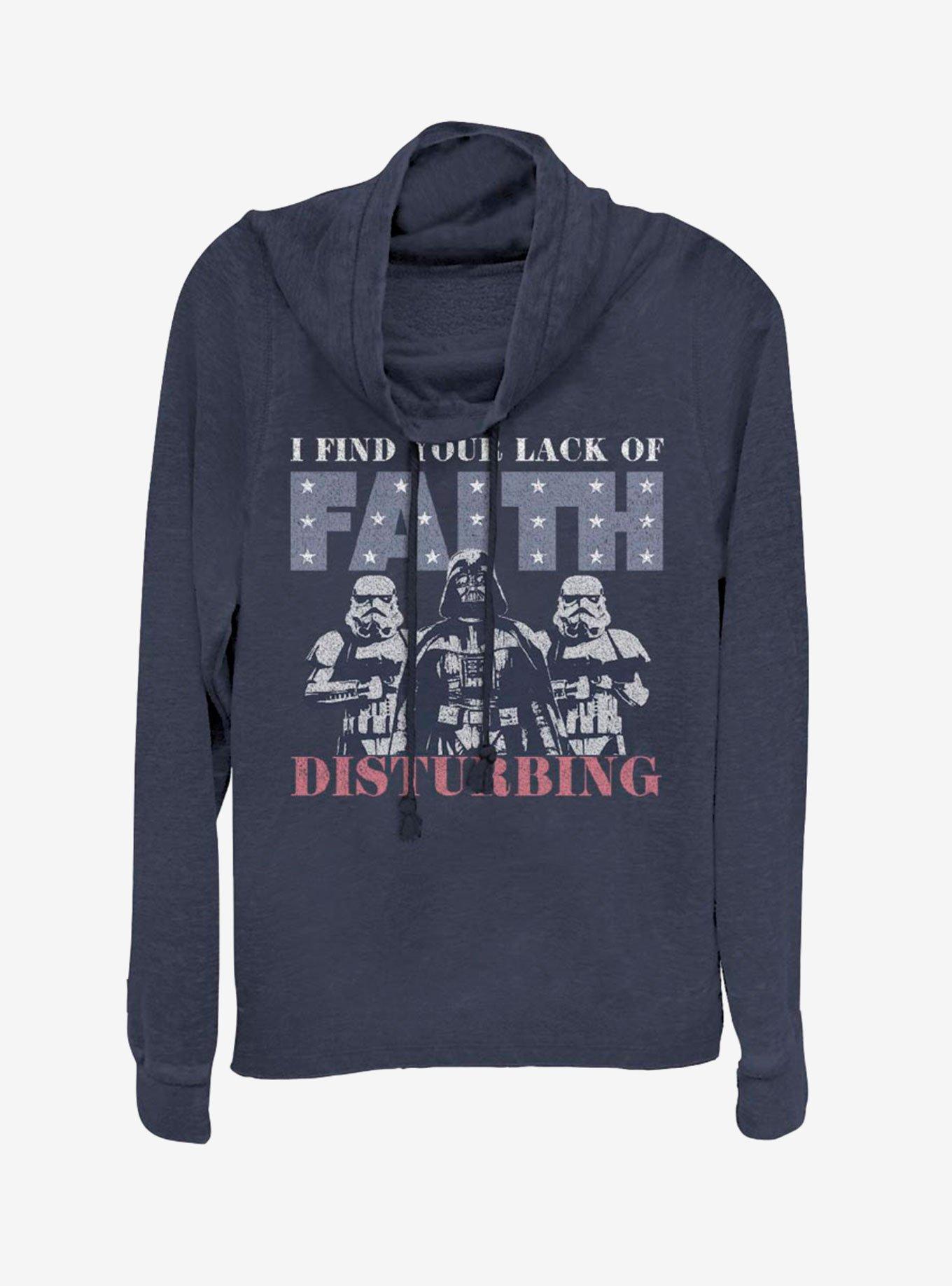 Star Wars Spirit Vader Girls Cowl Neck Long-Sleeve Girls Top, , hi-res