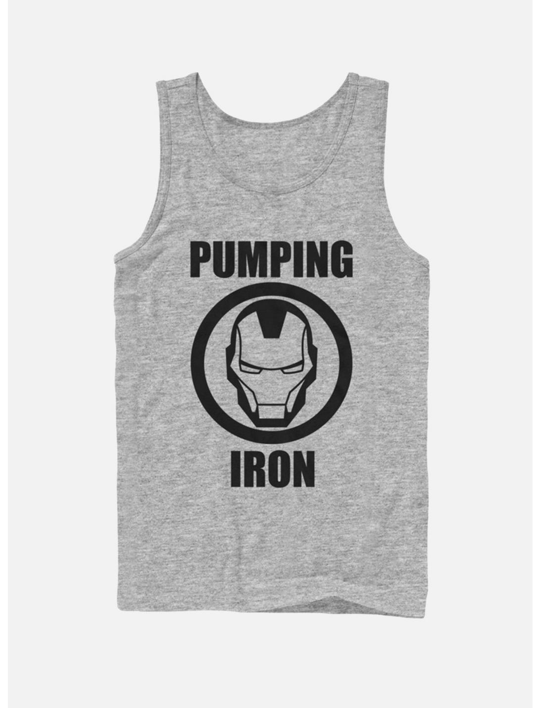 Marvel Iron Man Pumping Iron Tank, ATH HTR, hi-res