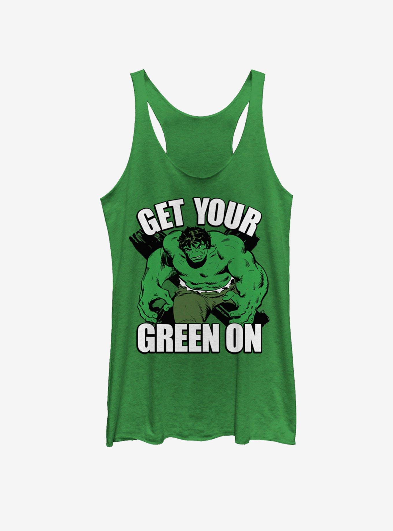 Marvel Hulk Green Hulk Girls Tank