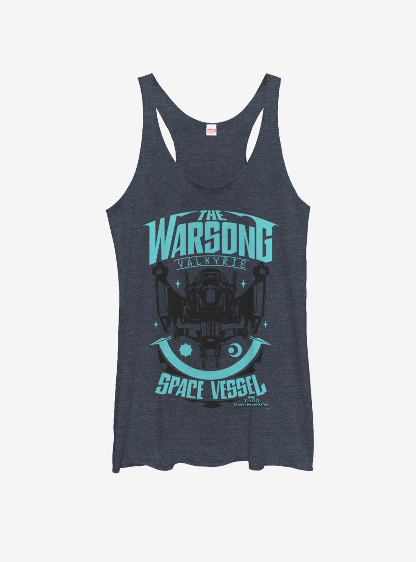 Marvel Warsong Girls Tank, NAVY HTR, hi-res